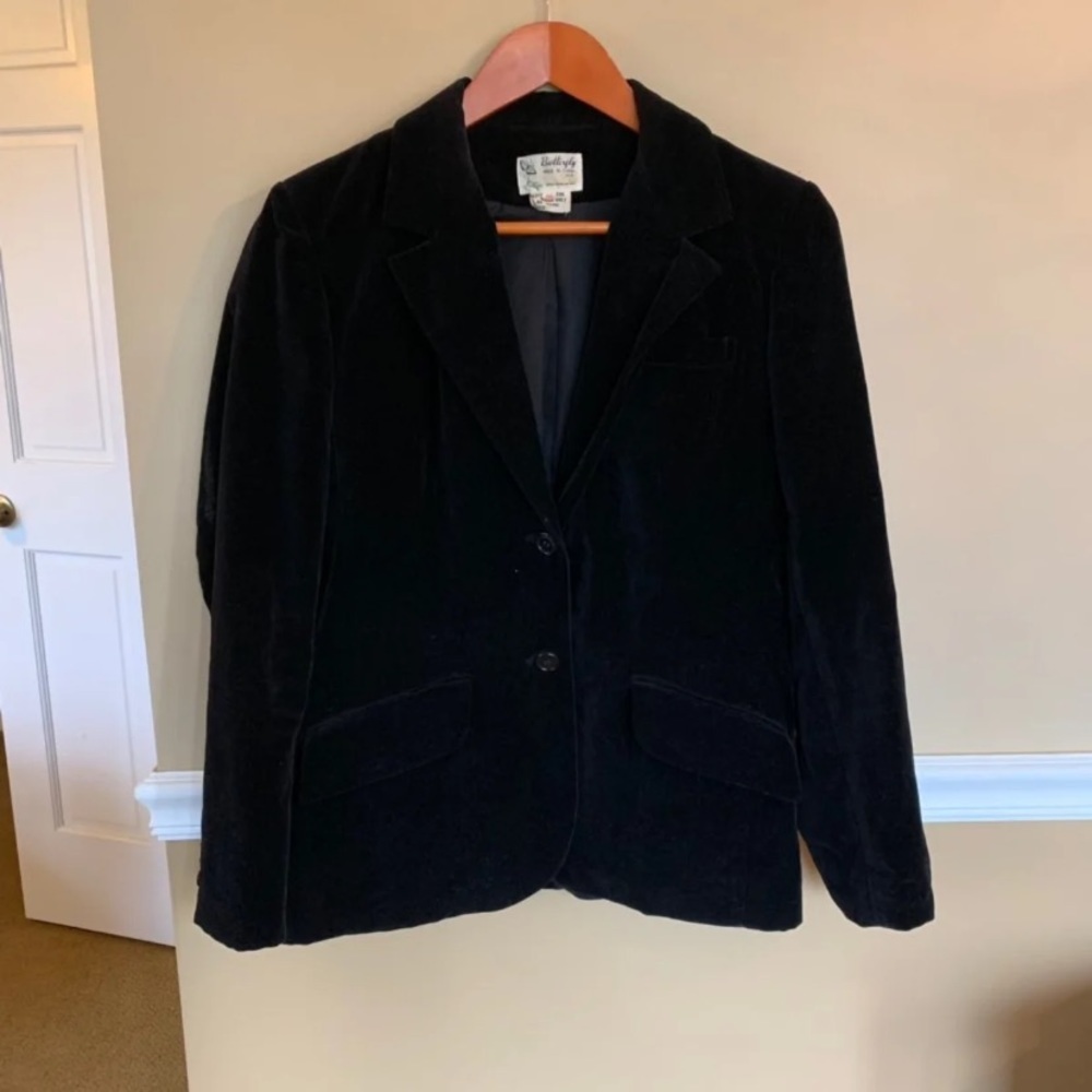 Vintage Velvet Blazer - Picture 1 of 4
